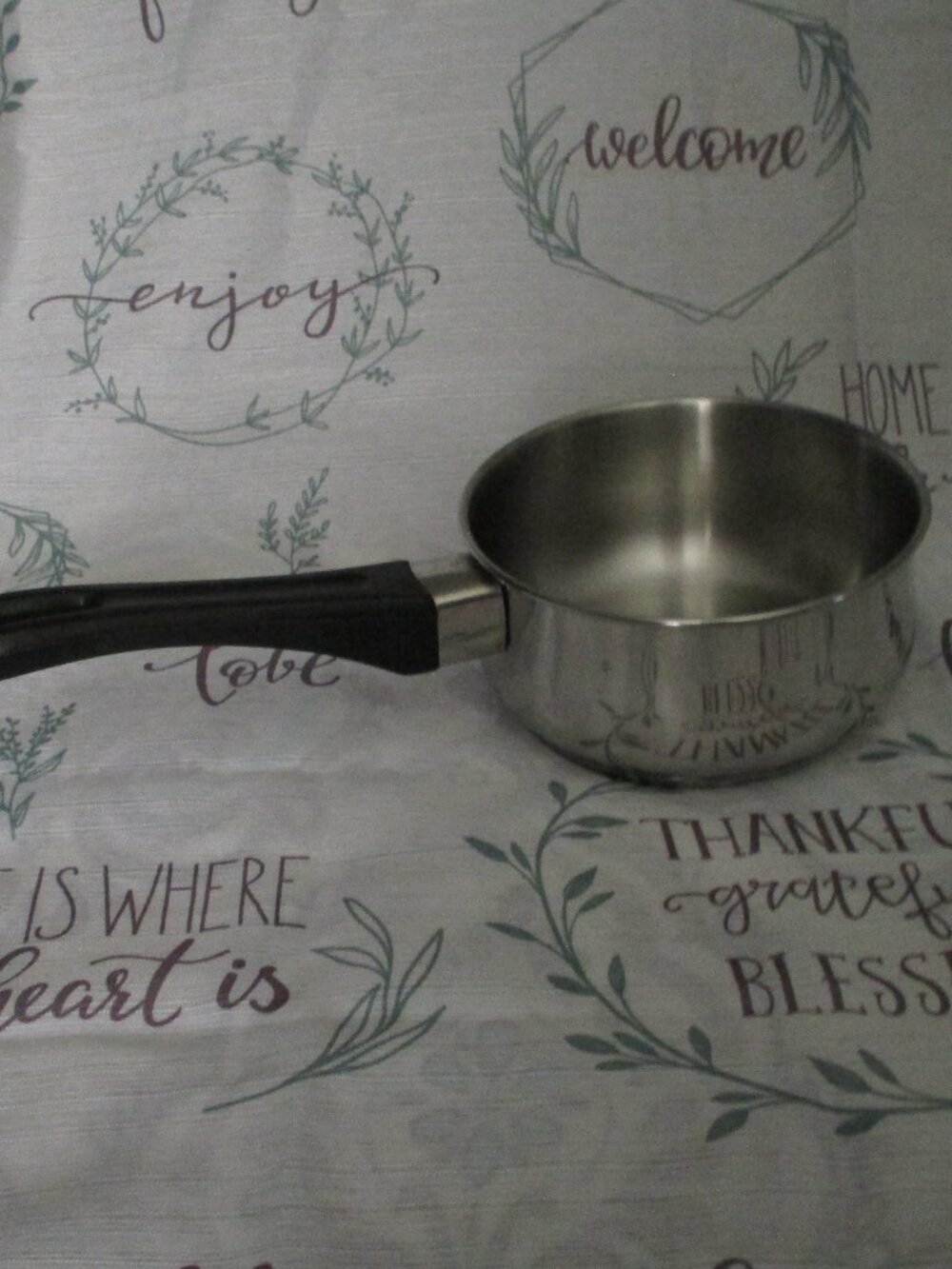 Cuisine Collection Stainless Steel Super Capsulated Bottom 1qt pot